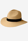Straw Panama Hat, NATURAL, hi-res image number 0