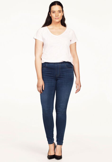 4-Pocket Stretch Jeggings, , alternate image number null