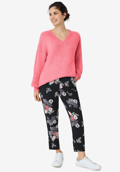 Blouson Sleeve Pullover, TEA ROSE, hi-res image number null