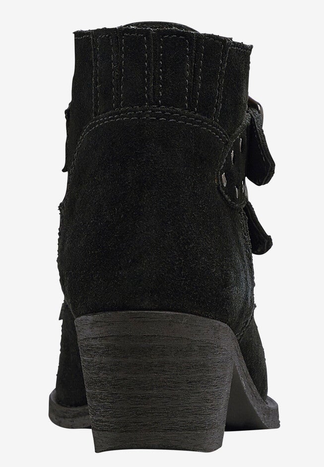 Two Buckle Suede Bootie, , on-hover image number null