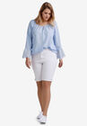 Denim Bermuda Shorts, , alternate image number null