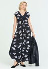 Tie-Front Maxi Dress, , alternate image number null