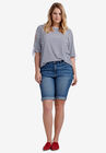 Denim Bermuda Shorts, , alternate image number null