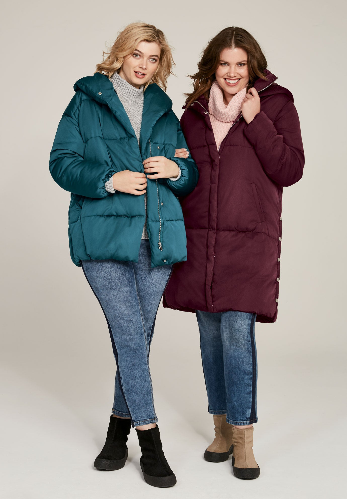 shawl collar puffer jacket