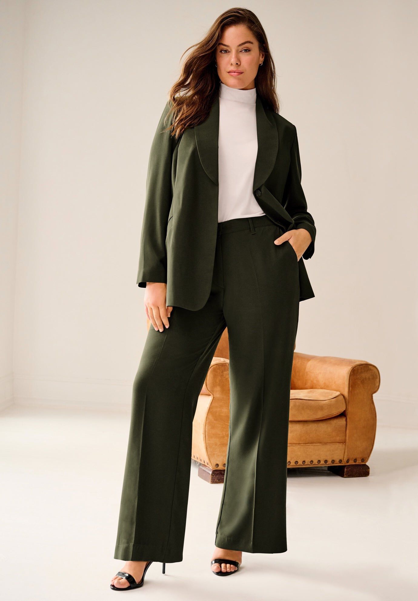 Woven Wide Leg Pants