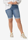 Denim Bermuda Shorts, MEDIUM STONEWASH, hi-res image number null