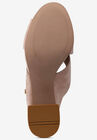 Suede Block Heel Sandal, , alternate image number null