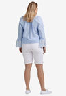 Denim Bermuda Shorts, , alternate image number null