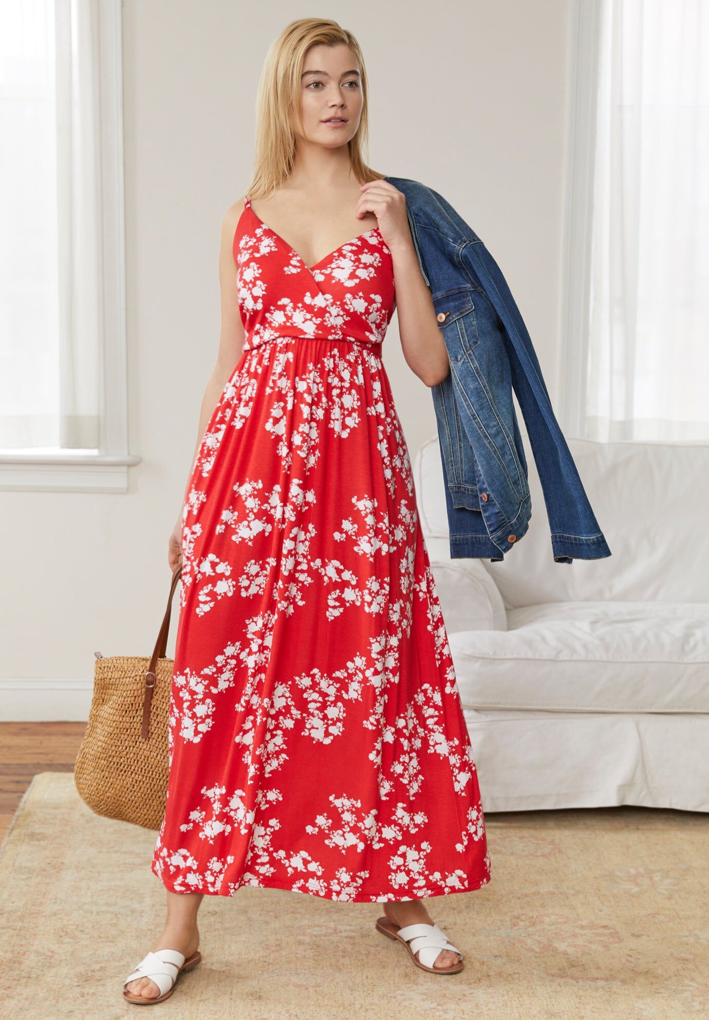 chinese dress ladies Jessica London Women's Plus Size Georgette Flyaway Maxi Dress main image 1