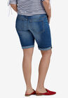 Denim Bermuda Shorts, , on-hover image number null