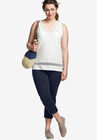Zip Top Straw Bag, , alternate image number null