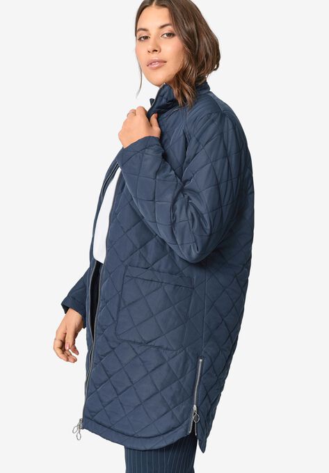 Quilted Zip Jacket, , alternate image number null