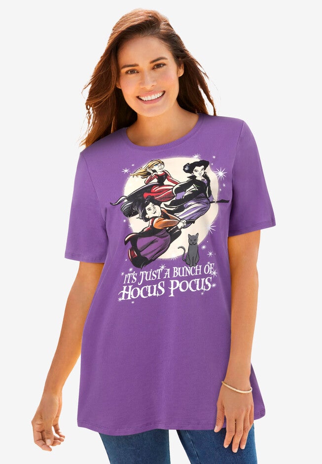 Disney's Hocus Pocus Halloween Tee, PURPLE HOCUS POCUS, hi-res image number null