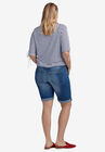 Denim Bermuda Shorts, , alternate image number null