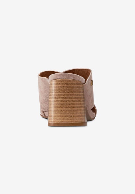 Suede Block Heel Sandal, , on-hover image number null