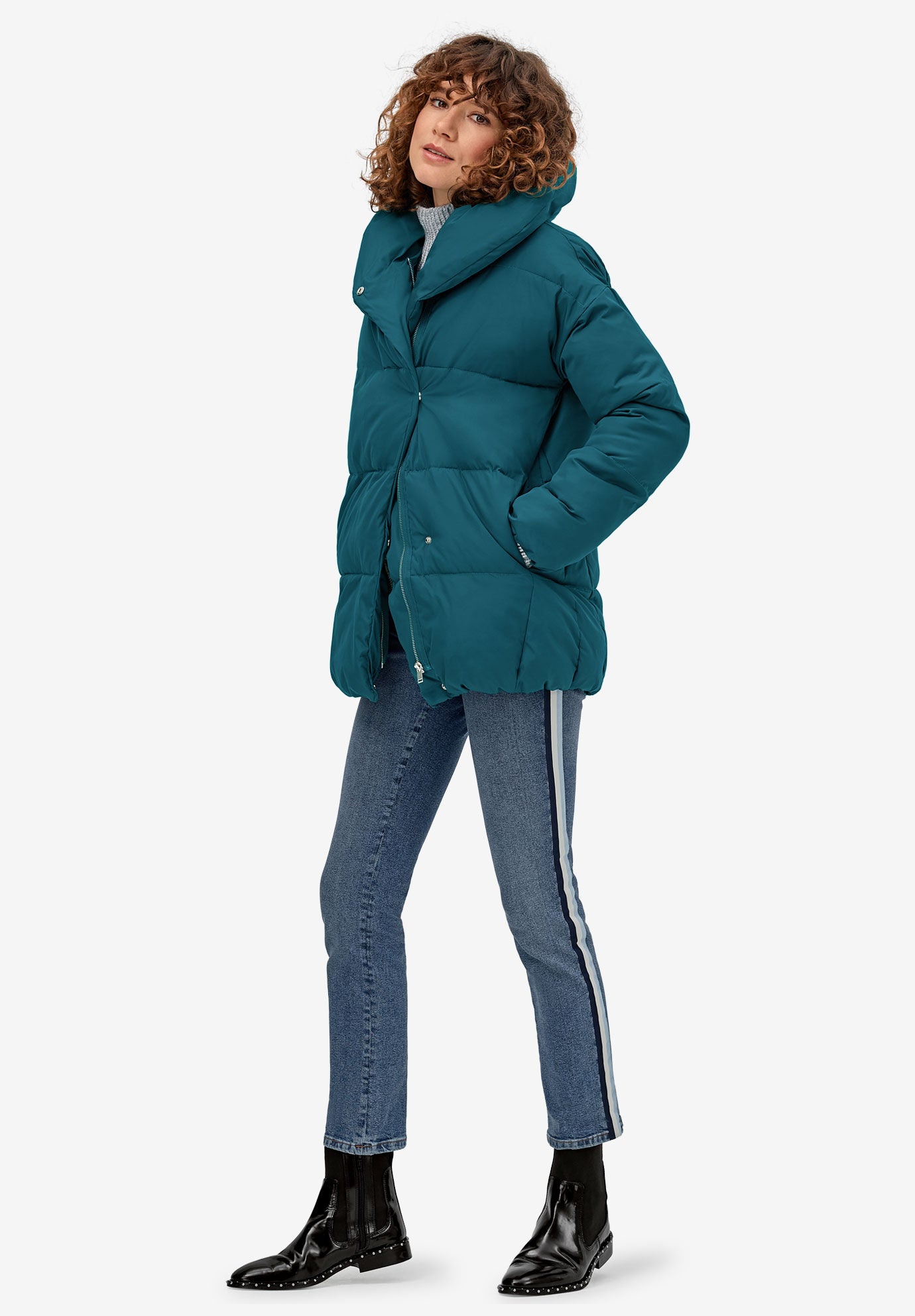 ellos puffer coat
