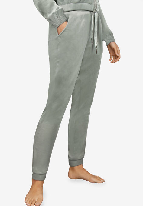 Velour Jogger Pants, GREY SPRUCE, hi-res image number null
