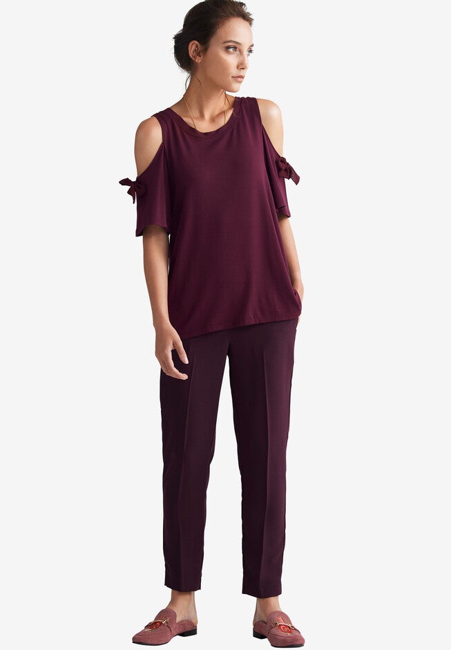 Cold-Shoulder Top, , alternate image number null