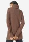 Ribbed Turtleneck Tunic Sweater, , on-hover image number 1