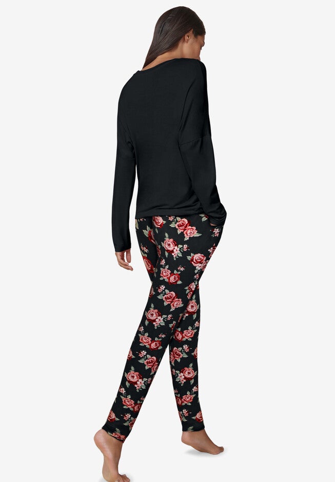 2-Piece Knit Jogger Sleep Set, , on-hover image number null