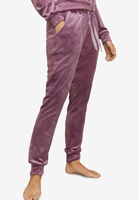 Velour Jogger Pants, FIG, hi-res image number null