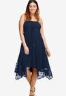 Handkerchief Hem Dress, NAVY, hi-res image number null