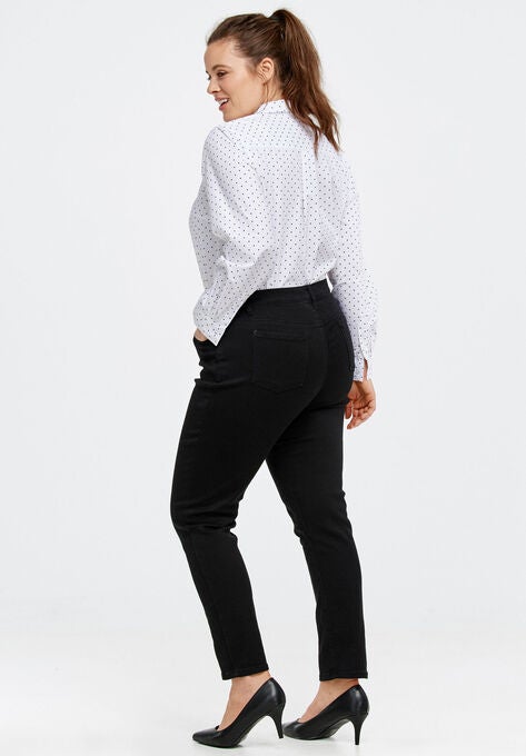 High-Waist Skinny Jeans, , alternate image number null