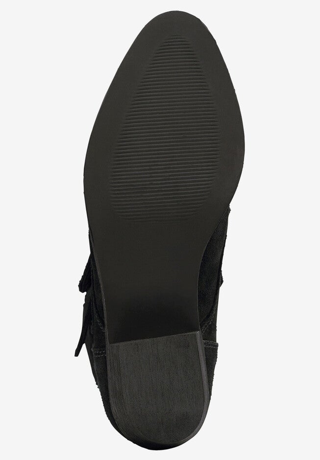 Two Buckle Suede Bootie, , alternate image number null