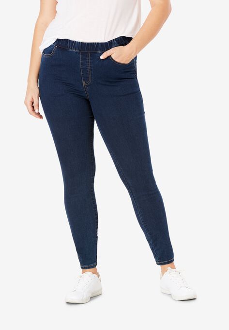 4-Pocket Stretch Jeggings, , alternate image number null