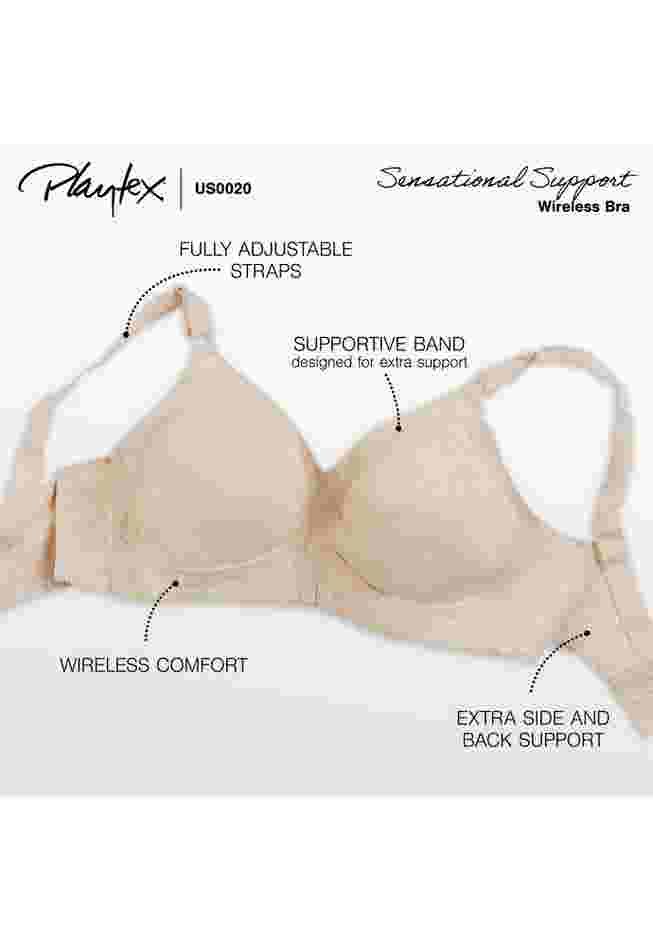 18 Hour Sensational Support Wireless Bra 20/27 image number 3