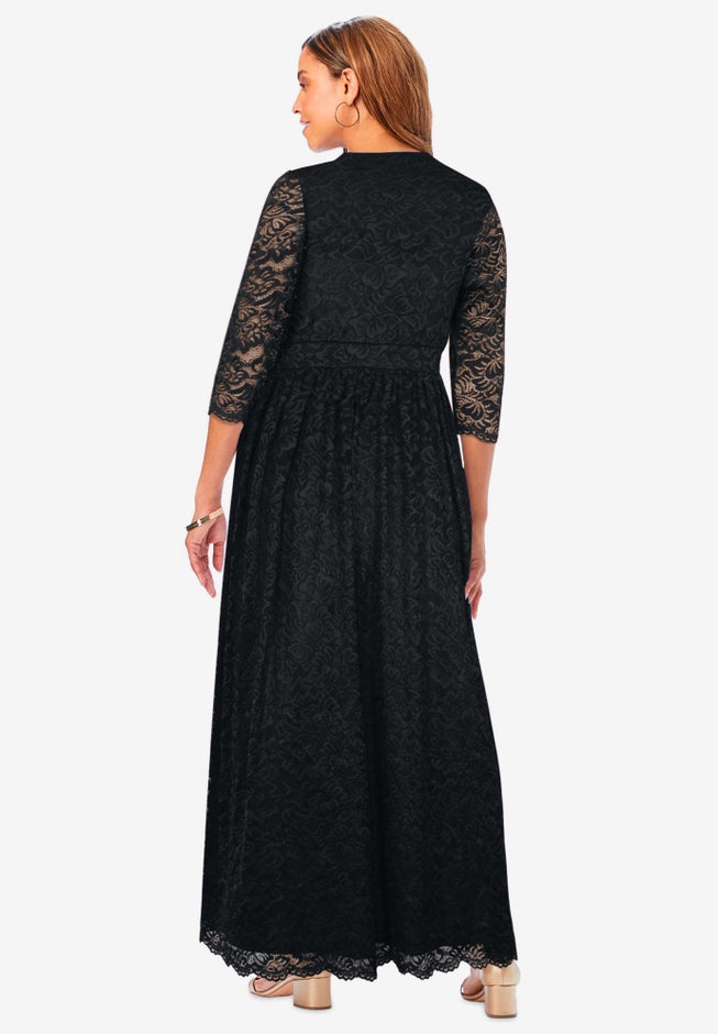 Stretch Lace Maxi Dress image number 1
