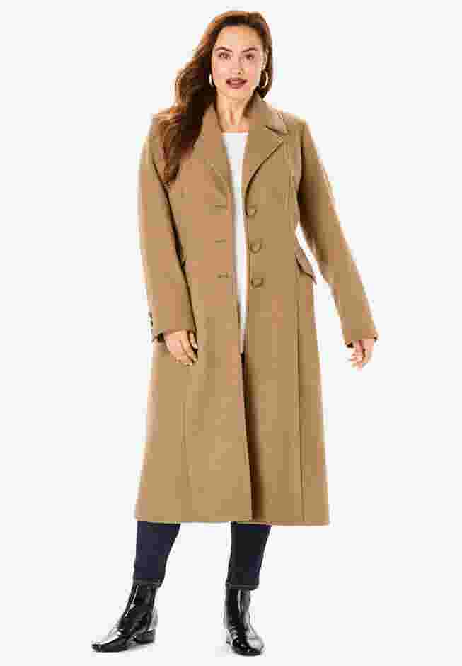 Long Wool Blend Coat image number 3