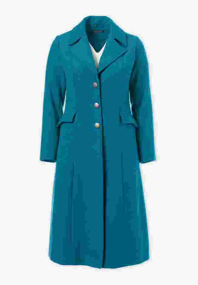 Long Wool Blend Coat image number 4