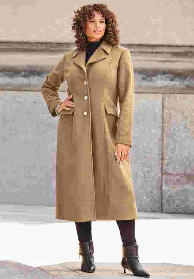 Long Wool Blend Coat image number 6