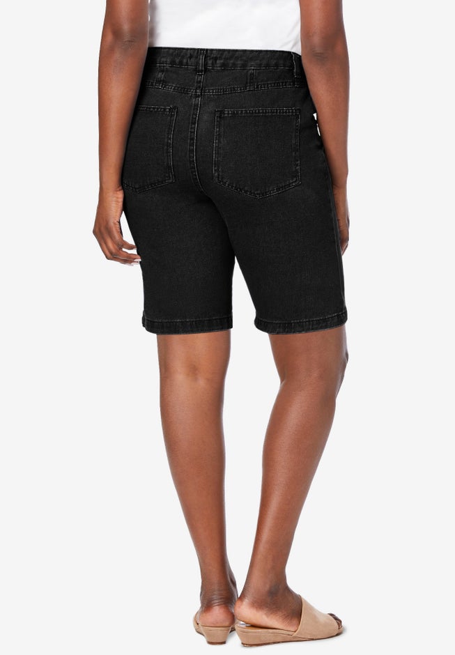 Classic Cotton Denim Shorts image number 1