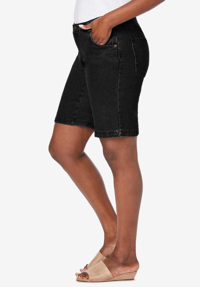 Classic Cotton Denim Shorts image number 2