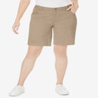 Classic Cotton Denim Shorts image number null