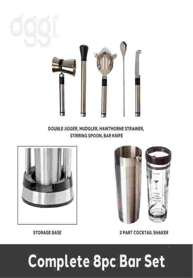 8-Piece Bar Set image number 1