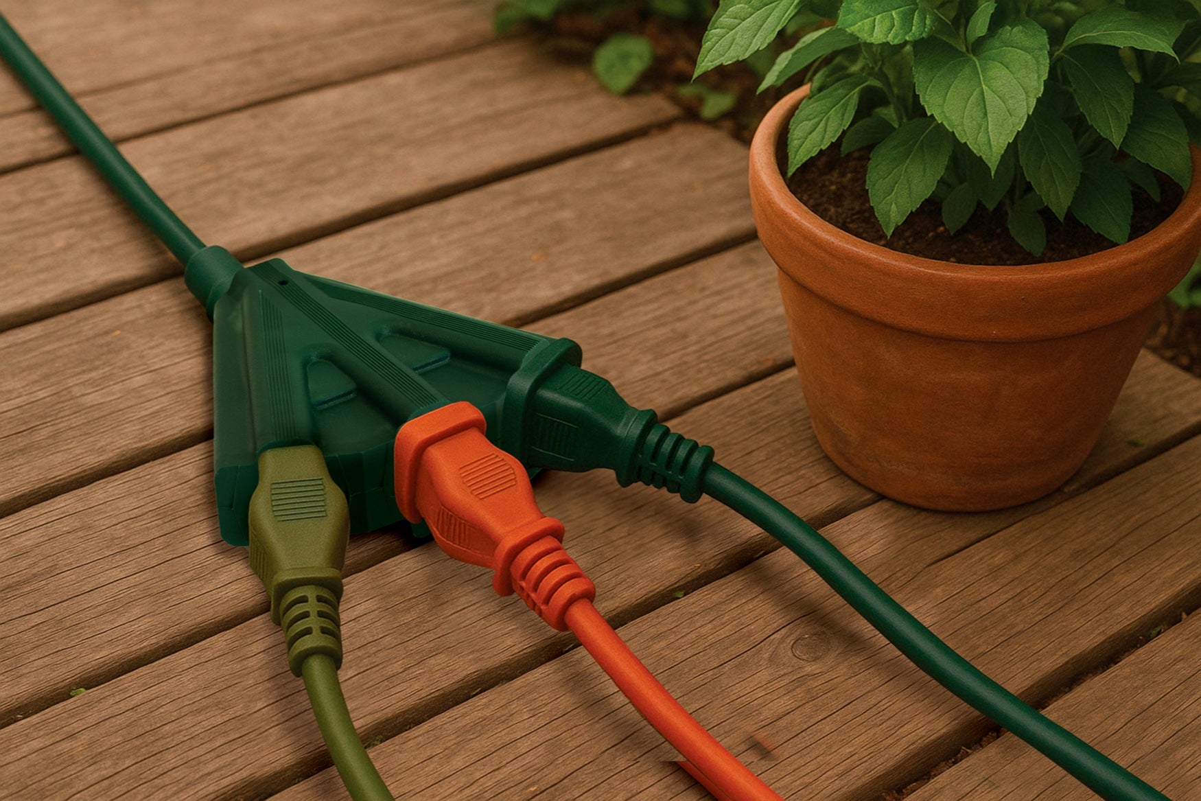 8&rsquo; Multi-Purpose Outdoor Extension Cord image number 1
