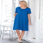 Perfect Short-Sleeve Crewneck Tee Dress image number 0
