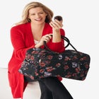 Quilted Bag and Matching Mirror Set image number null