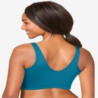 Comfort Choice® Zip-Front Lace Lounge Bra image number null