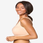 Comfort Choice® Zip-Front Lace Lounge Bra image number null