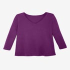 Perfect Long-Sleeve V-Neck Tee image number 3