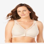 Front-Close Cotton Lace Wireless Posture Bra 5100531 image number null