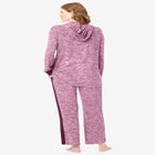 Hooded Marled Jersey Top image number null