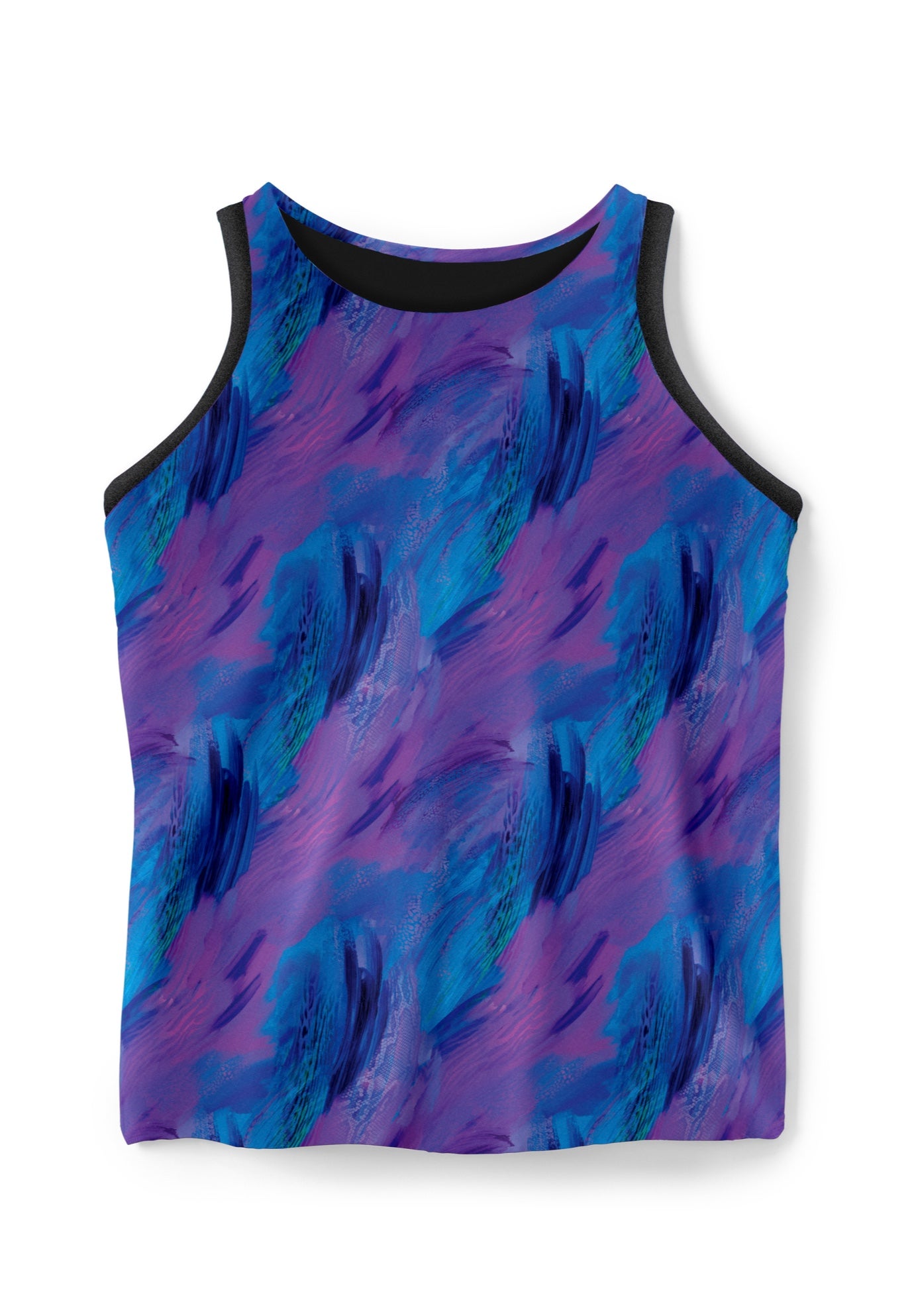 Longer-Length Racerback Tankini Top image number 4