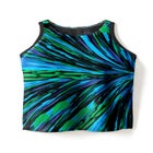 Longer-Length High-Neck Racerback Tankini Top image number null