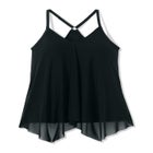 Longer-Length Mesh Tankini Top image number null