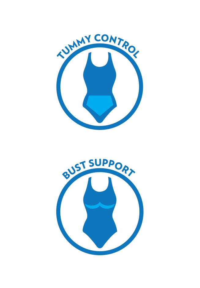 Twist-Front Swim Dress  image number 2